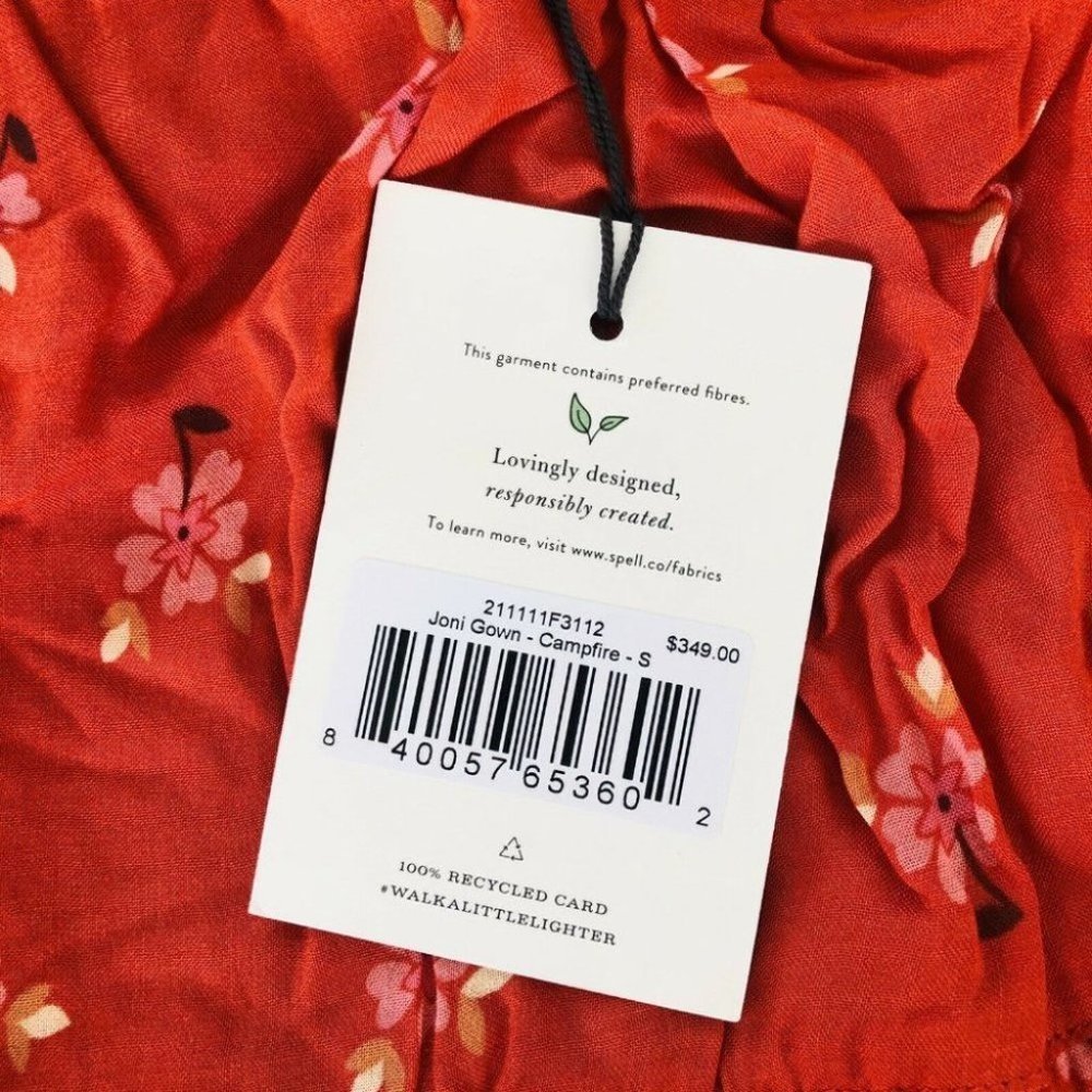 Spell & The Gypsy BNWT Joni Gown Women's Size Small Women's Maxi Dress - Picture 8 of 12